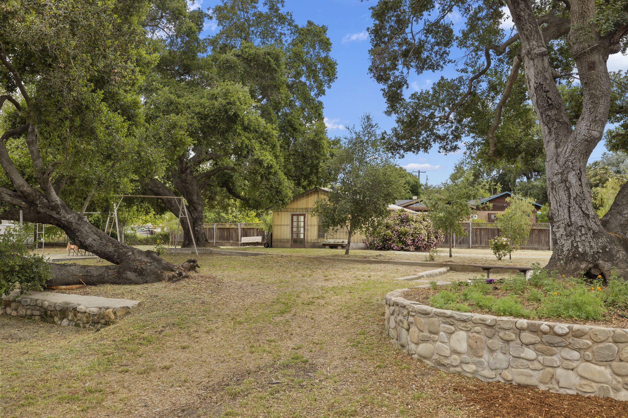 350 Old Grade Road Oak View, CA 93022 - Photo 43 of 59 a view of a house with a yard