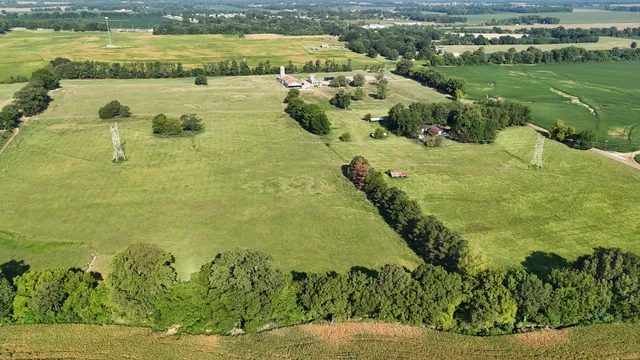 a view of an outdoor space and swimming pool