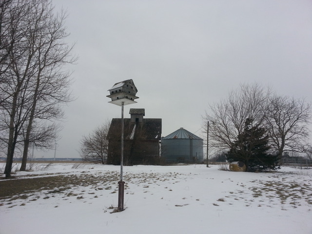 1453 Houghtby Road Shabbona, IL 60550 - Photo 20 of 22 a view of a dirt road and a building in the background