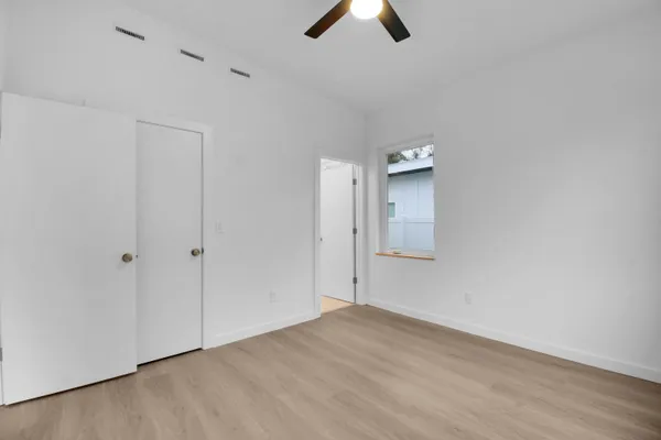 wooden floor in an empty room