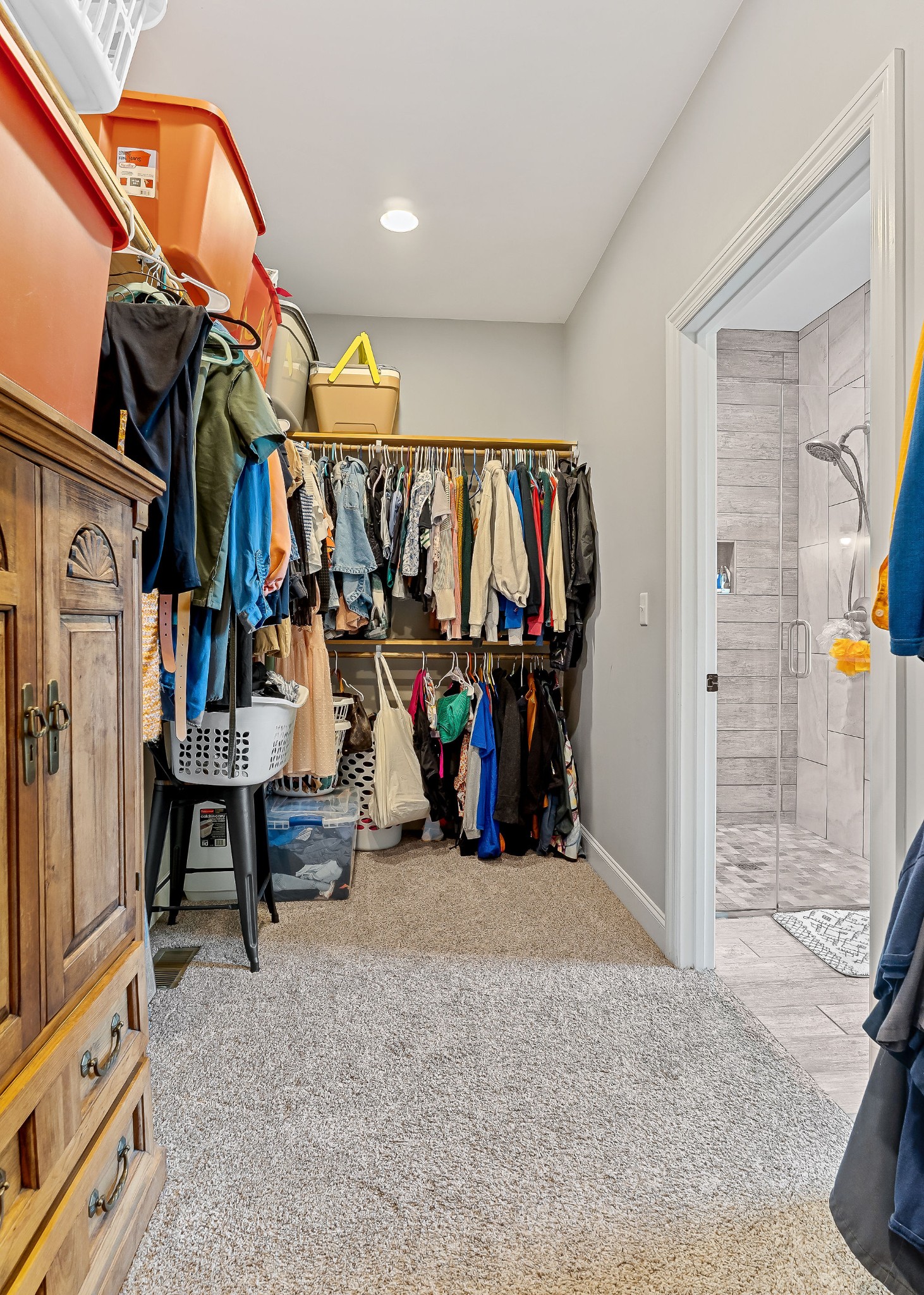 656 Osement Road McMinnville, TN 37110 - Photo 21 of 43 a view of walk in closet with clothes and shoes