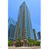 a view of a tall building