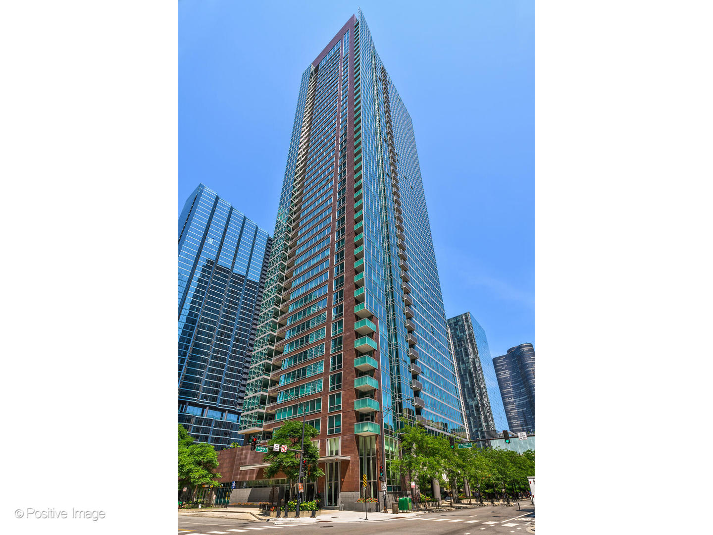 a view of a tall building