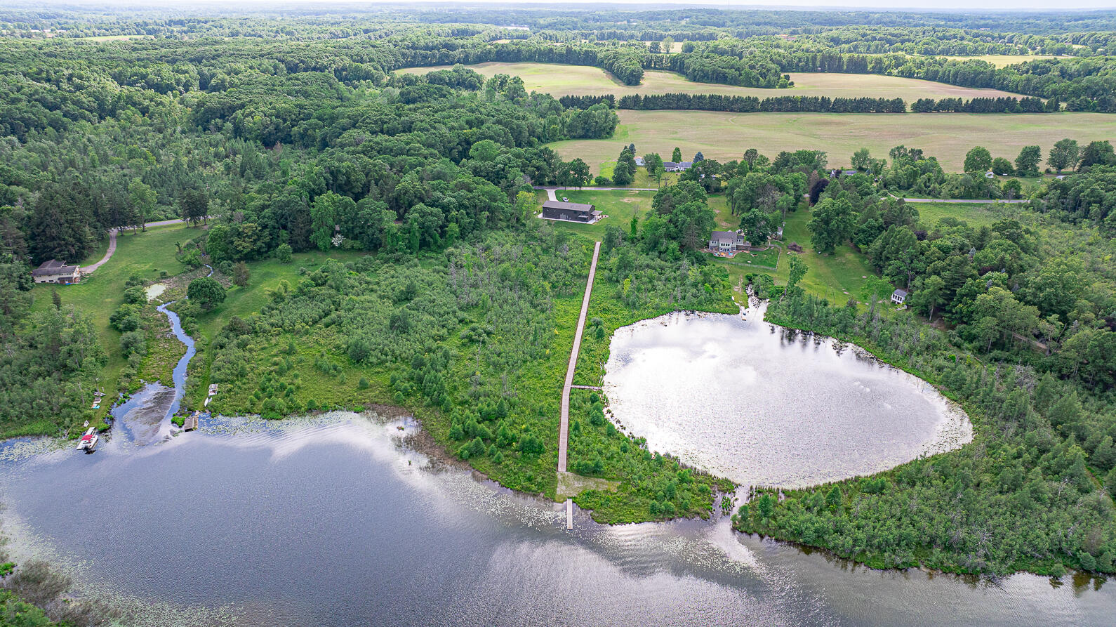 8295 South Jackson Road Clarklake, MI 49234 - Photo 30 of 35 Aerial2