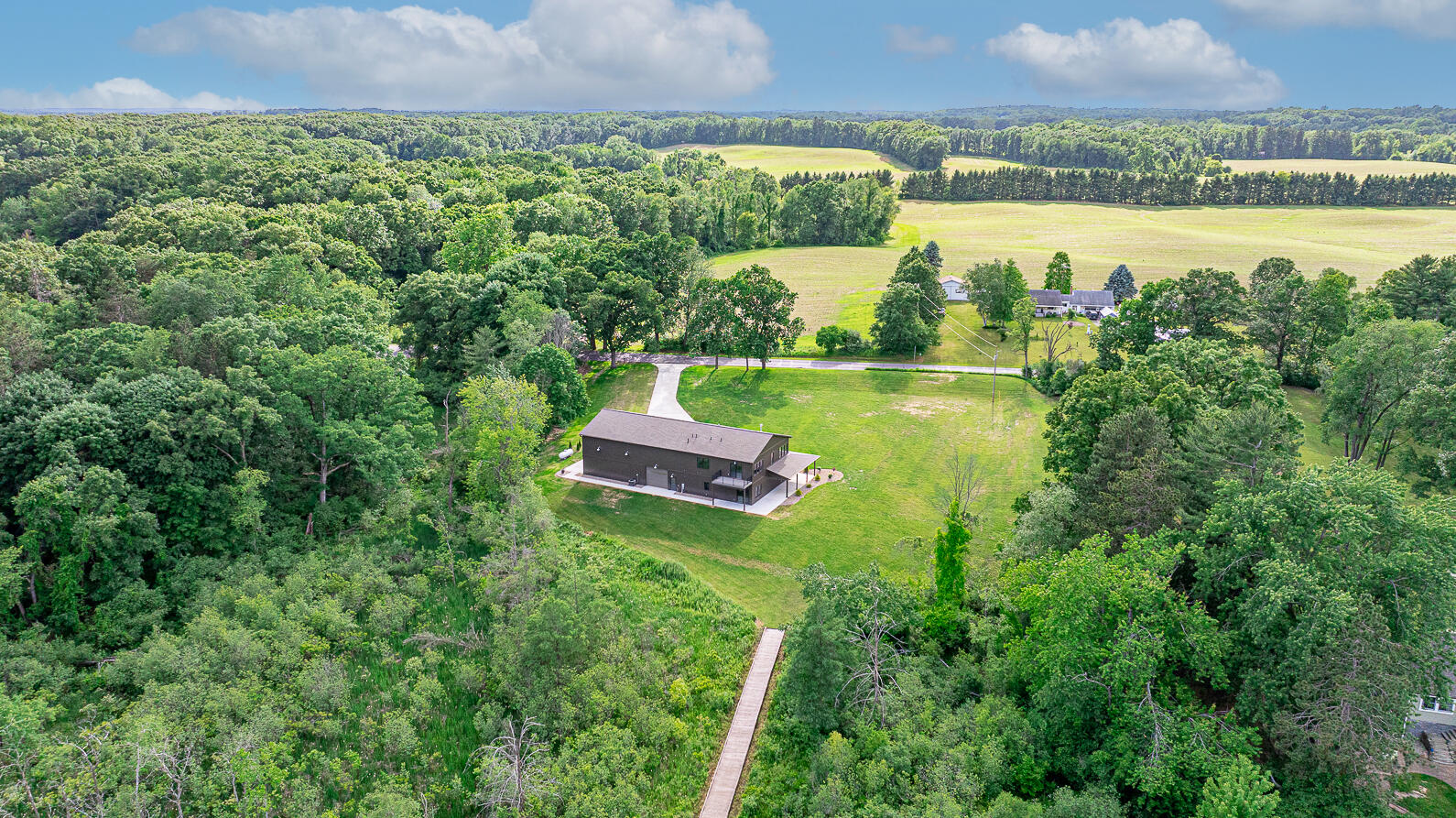 8295 South Jackson Road Clarklake, MI 49234 - Photo 33 of 35 Aerial