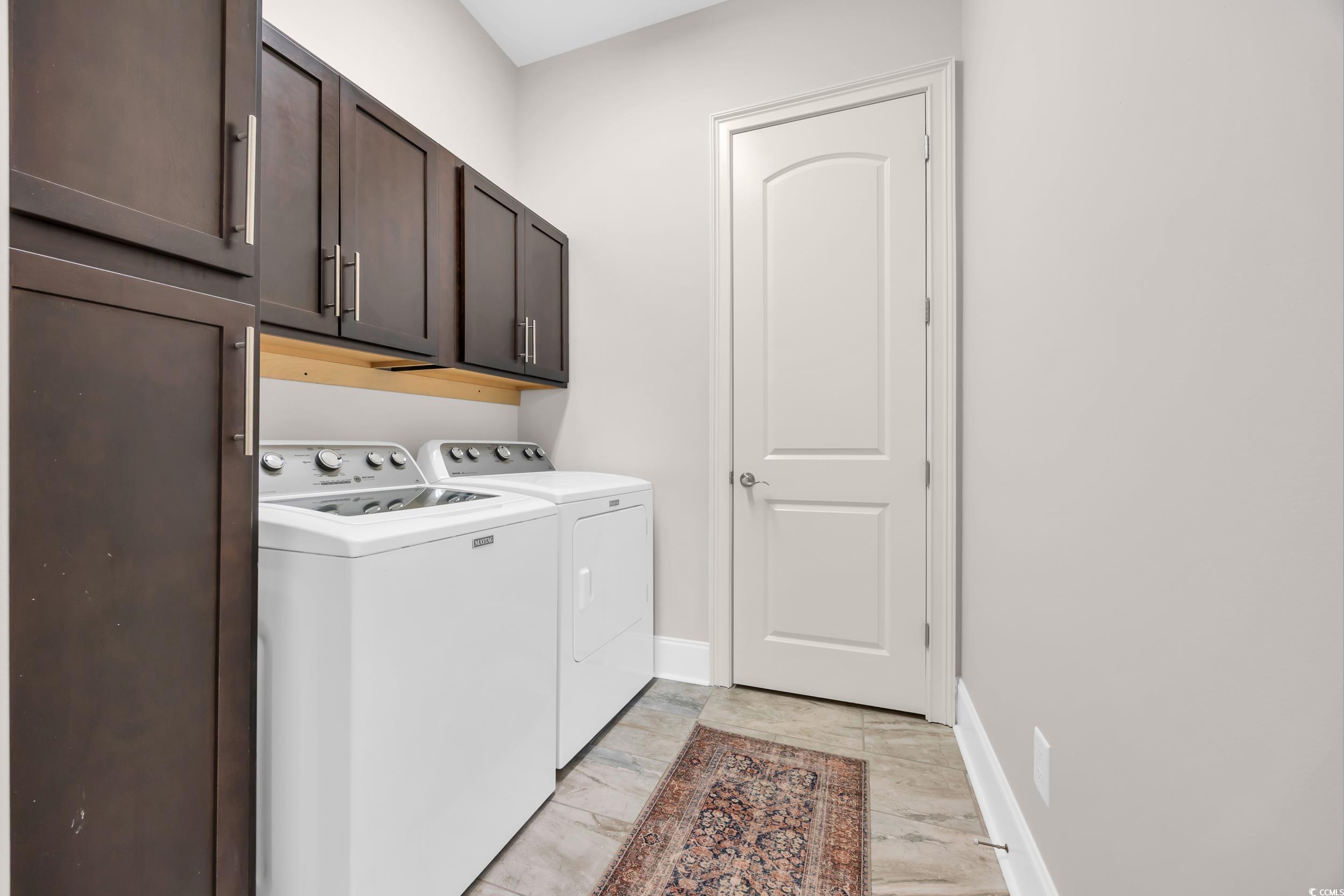 937 Bluffview Drive Myrtle Beach, SC 29579 - Photo 34 of 40 Washroom featuring cabinet space and separate washer and dryer
