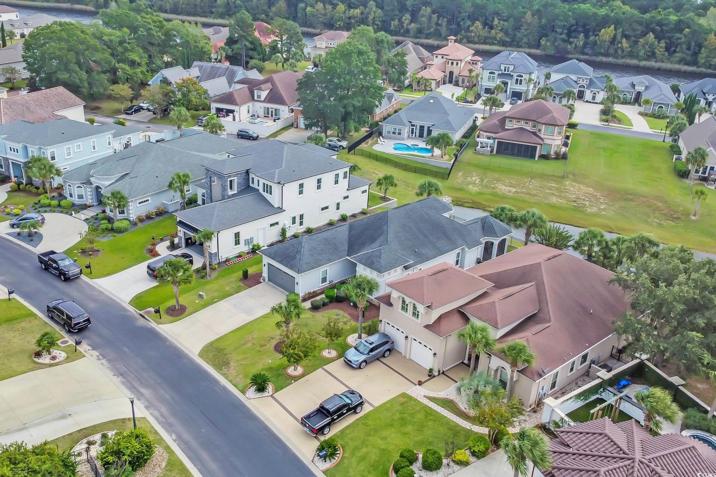 937 Bluffview Drive Myrtle Beach, SC 29579 - Photo 8 of 40 Aerial perspective of suburban area