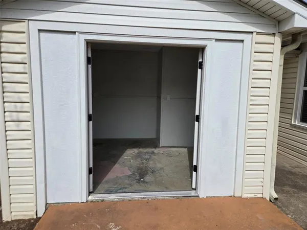 a view of front door