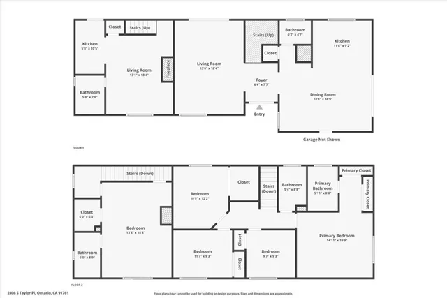 $869,888 | 2408 South Taylor Place, Ontario, CA 91761