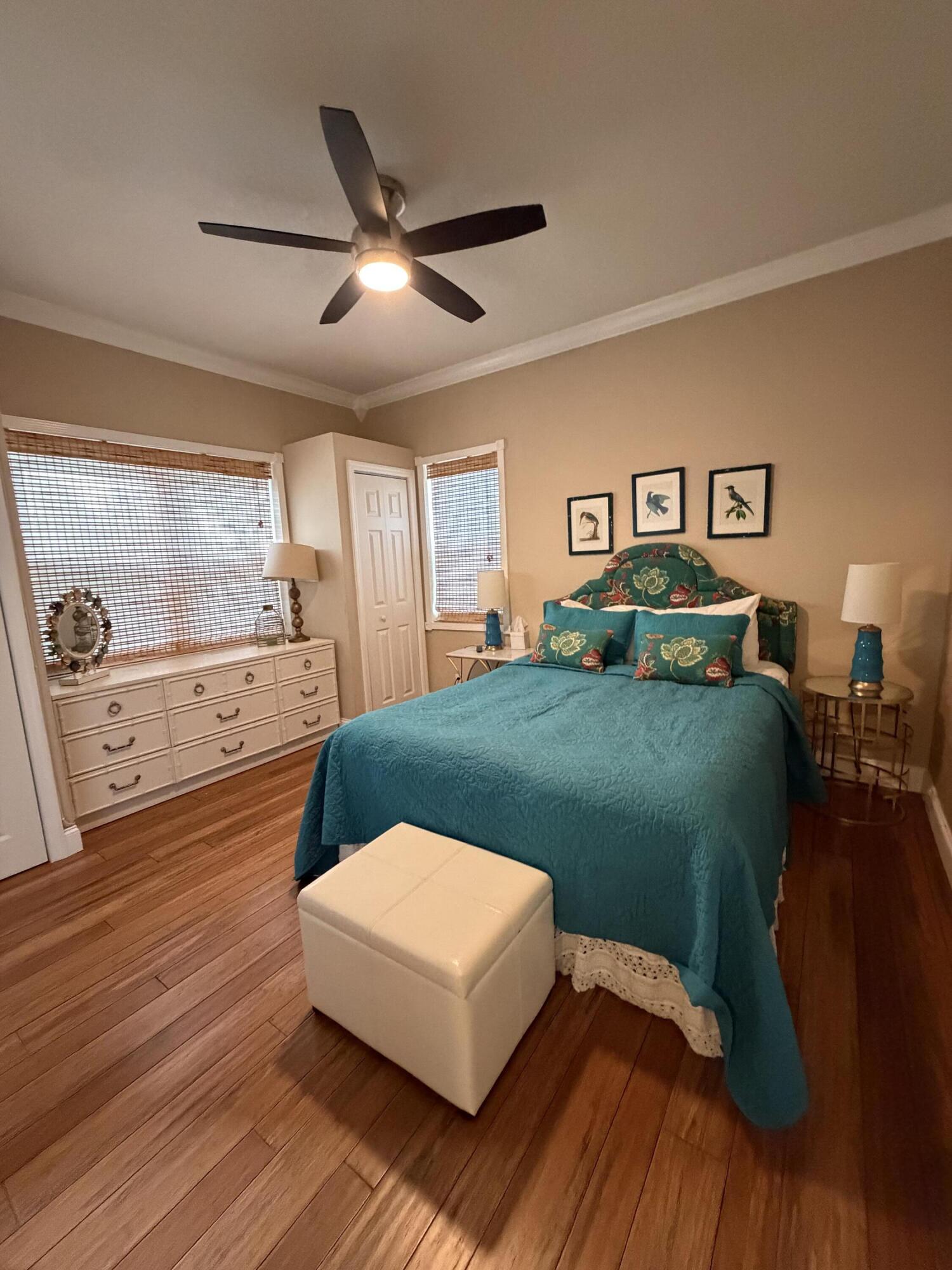 515 Ardmore Road West Palm Beach, FL 33401 - Photo 13 of 36 a bedroom with a bed and a night stand