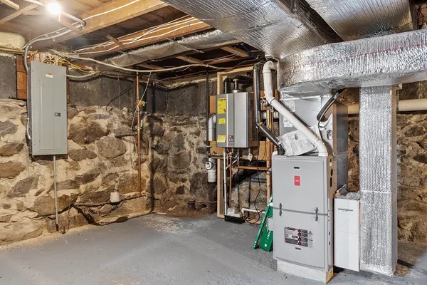 a view of storage and utility room