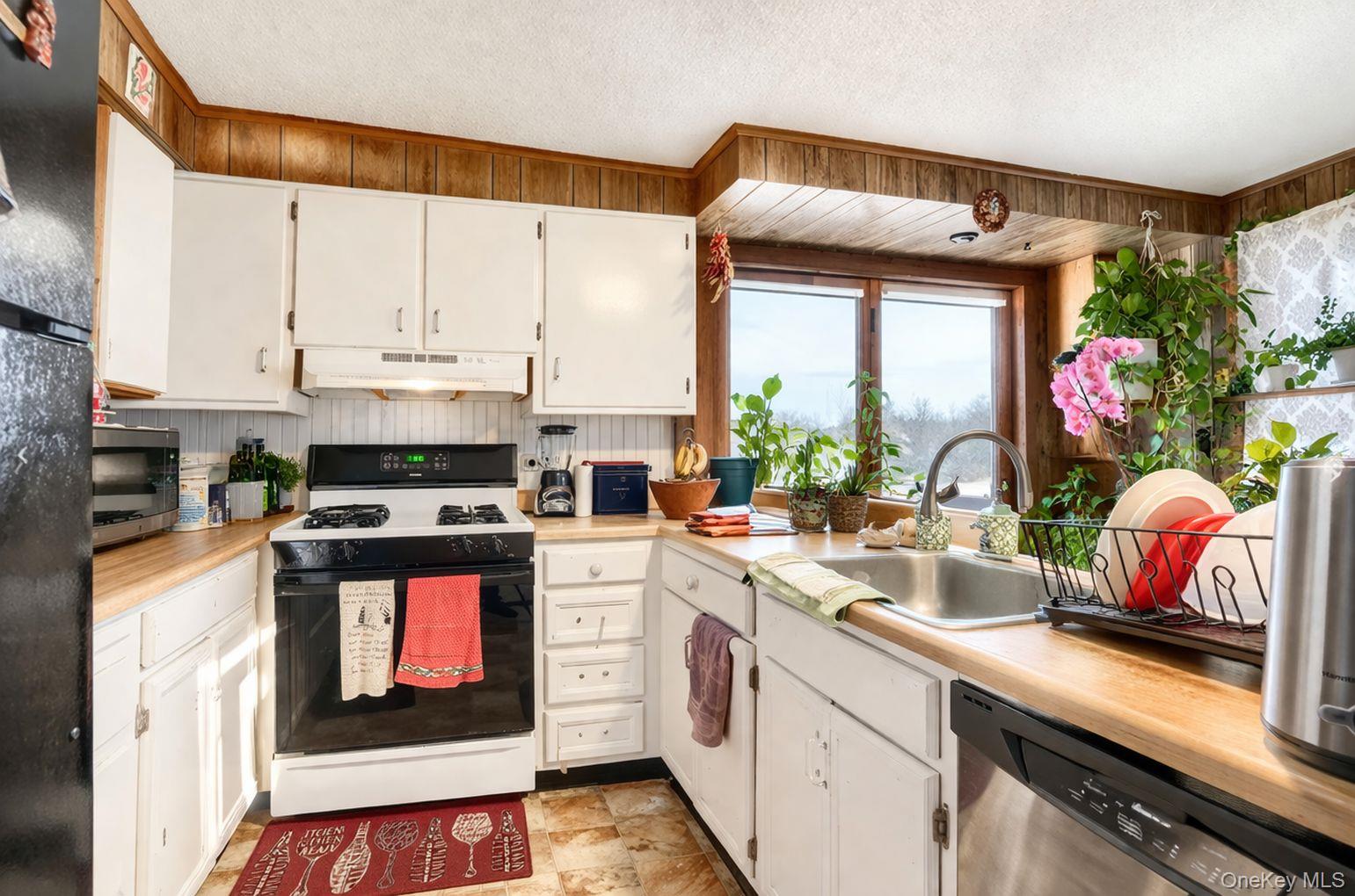 185 Rock Ridge Avenue Monticello, NY 12701 - Photo 5 of 6 a kitchen with stainless steel appliances a sink window and cabinets