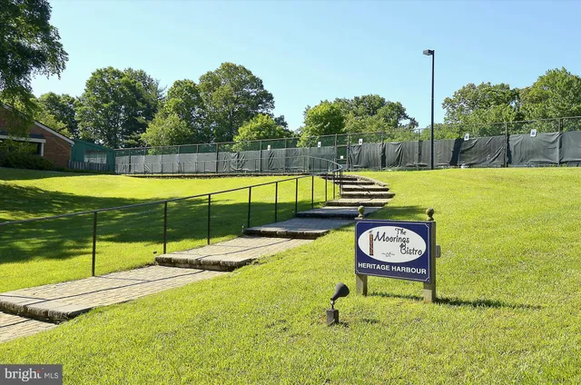 a view of a golf course with a lake