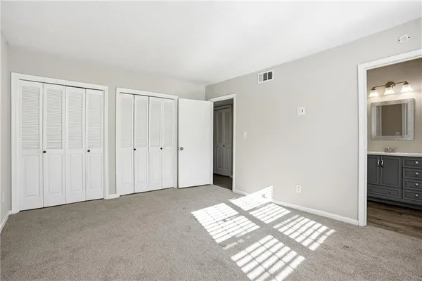a view of a bedroom with window