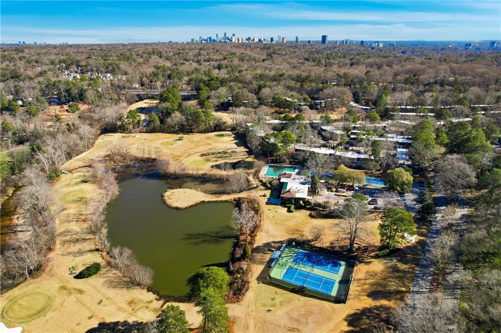 151 Elysian Way Northwest Atlanta, GA 30327 - Photo 29 of 31 an aerial view of residential houses with outdoor space