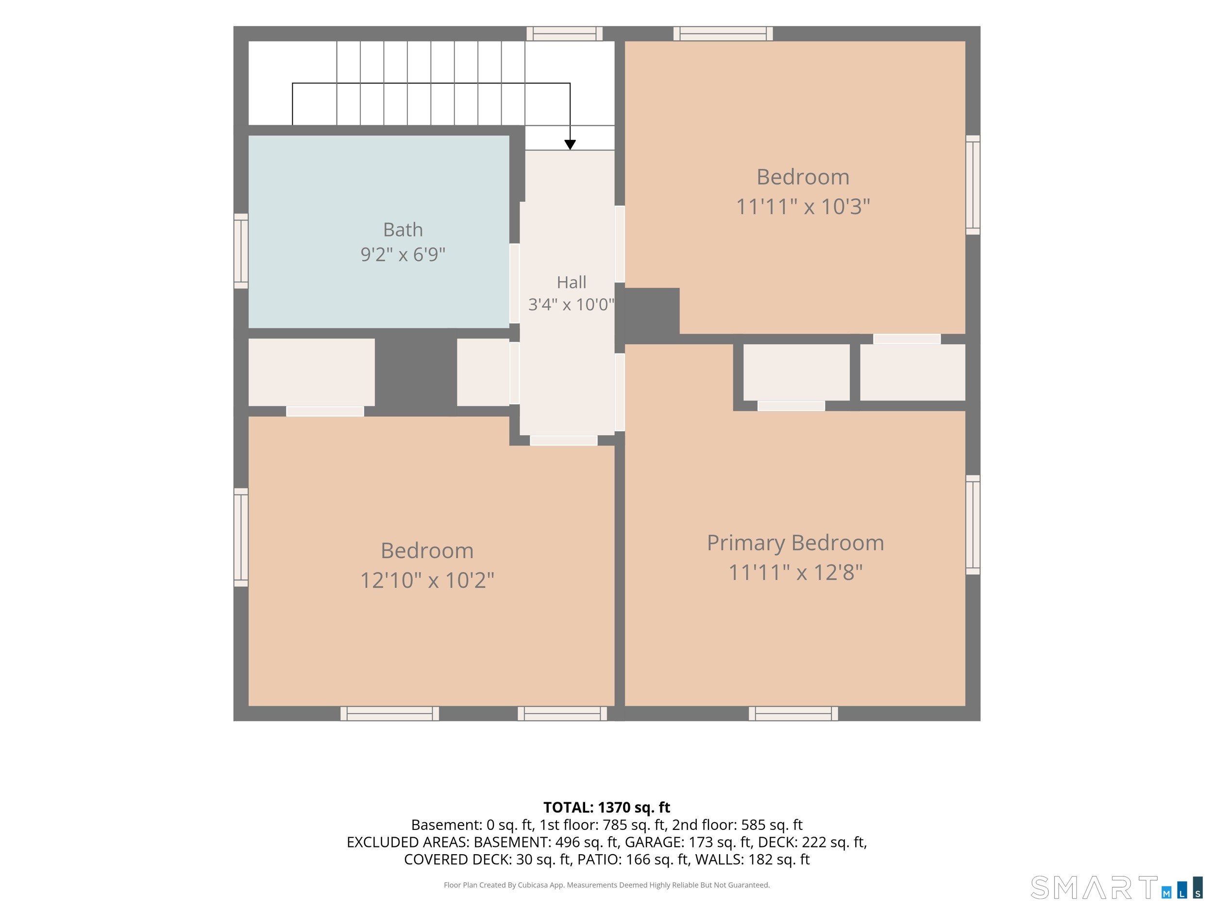 29 Wayland Avenue Waterbury, CT 06708 - Photo 32 of 33 Second Floor Layout