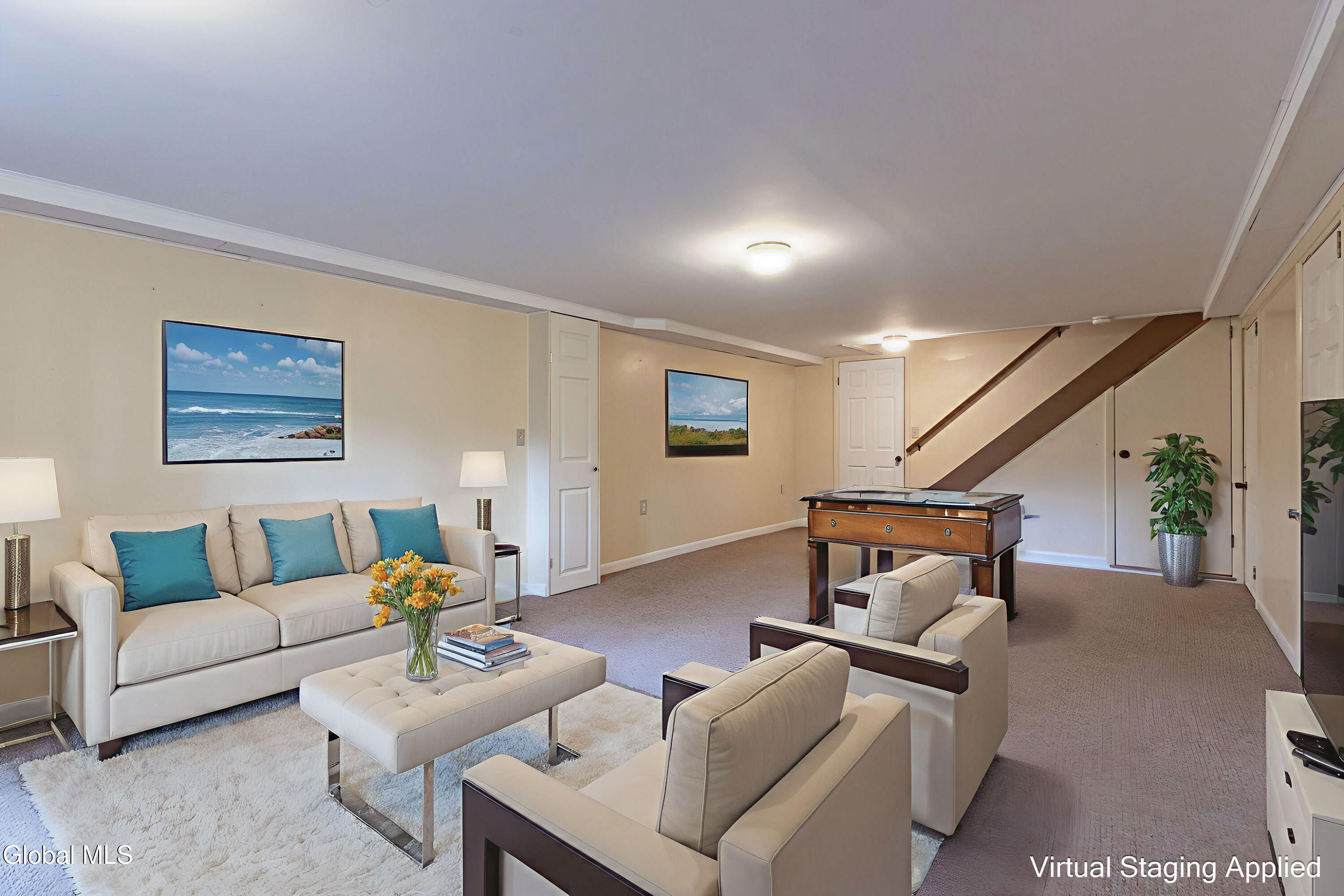 67 Pico Road Clifton Park, NY 12065 - Photo 42 of 64 Basement family room staged