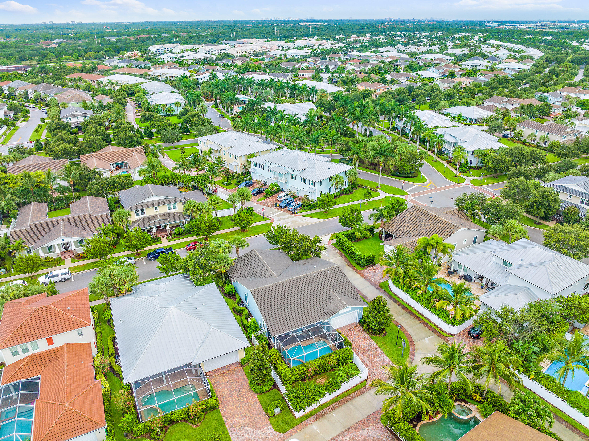 2704 Sunbury Drive Jupiter, FL 33458 - Photo 41 of 50 an aerial view of multiple house