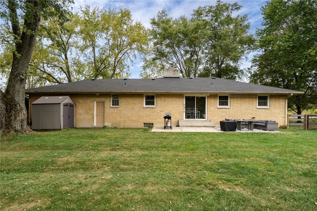 6950 Red Lion 5 Points Road Springboro, OH 45066 - Photo 60 of 78 This spacious backyard offers a perfect setting for outdoor enjoyment and relaxation.