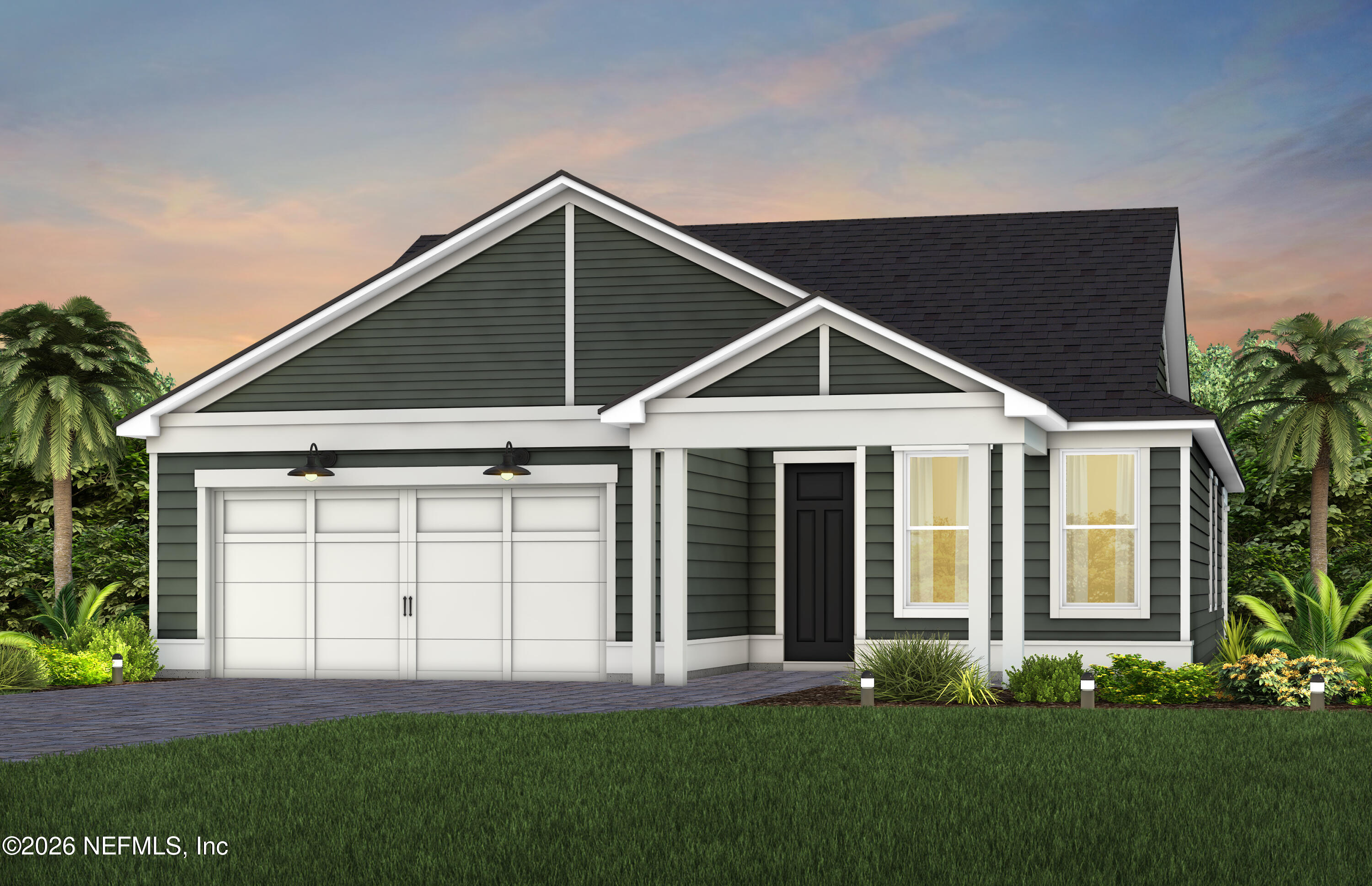 39 Tailhook Trail St. Johns, FL 32259 - Photo 1 of 45 a front view of a house with a garden and plants