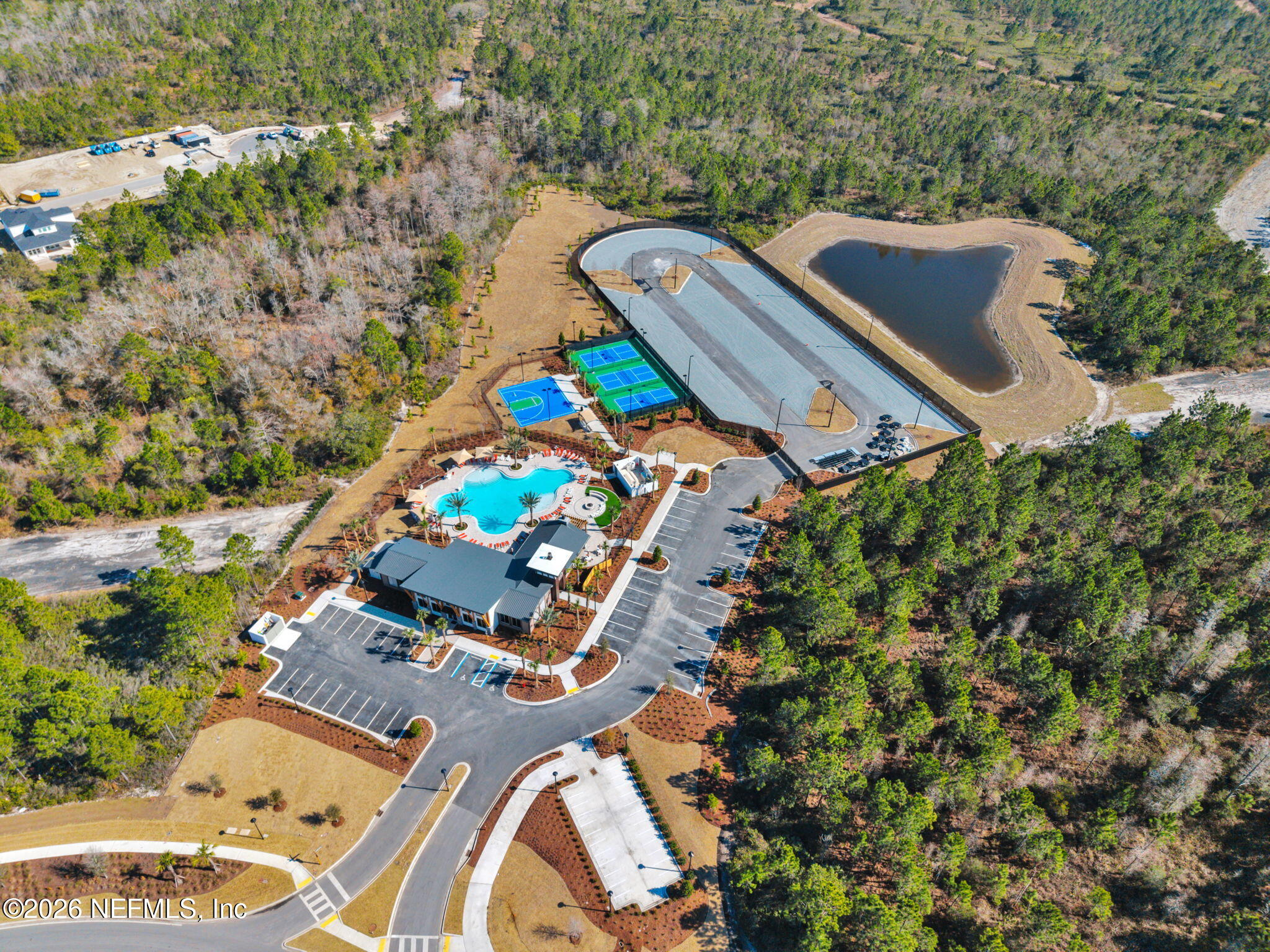 39 Tailhook Trail St. Johns, FL 32259 - Photo 40 of 45 an aerial view of a house with a swimming pool