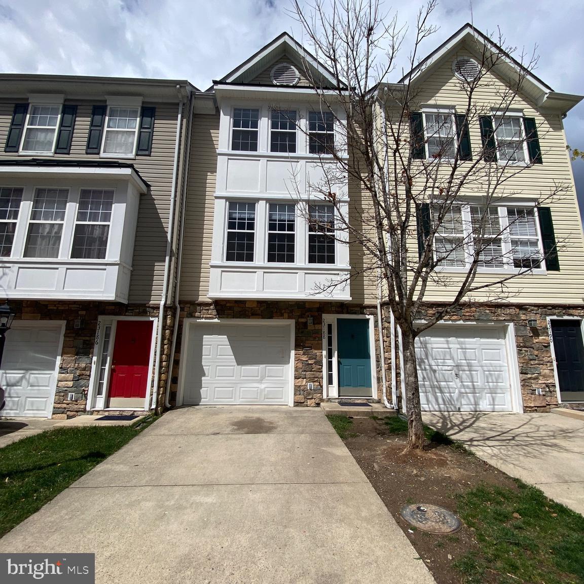 Driveway and front elevation