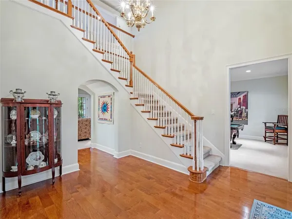 a view of entryway and hall