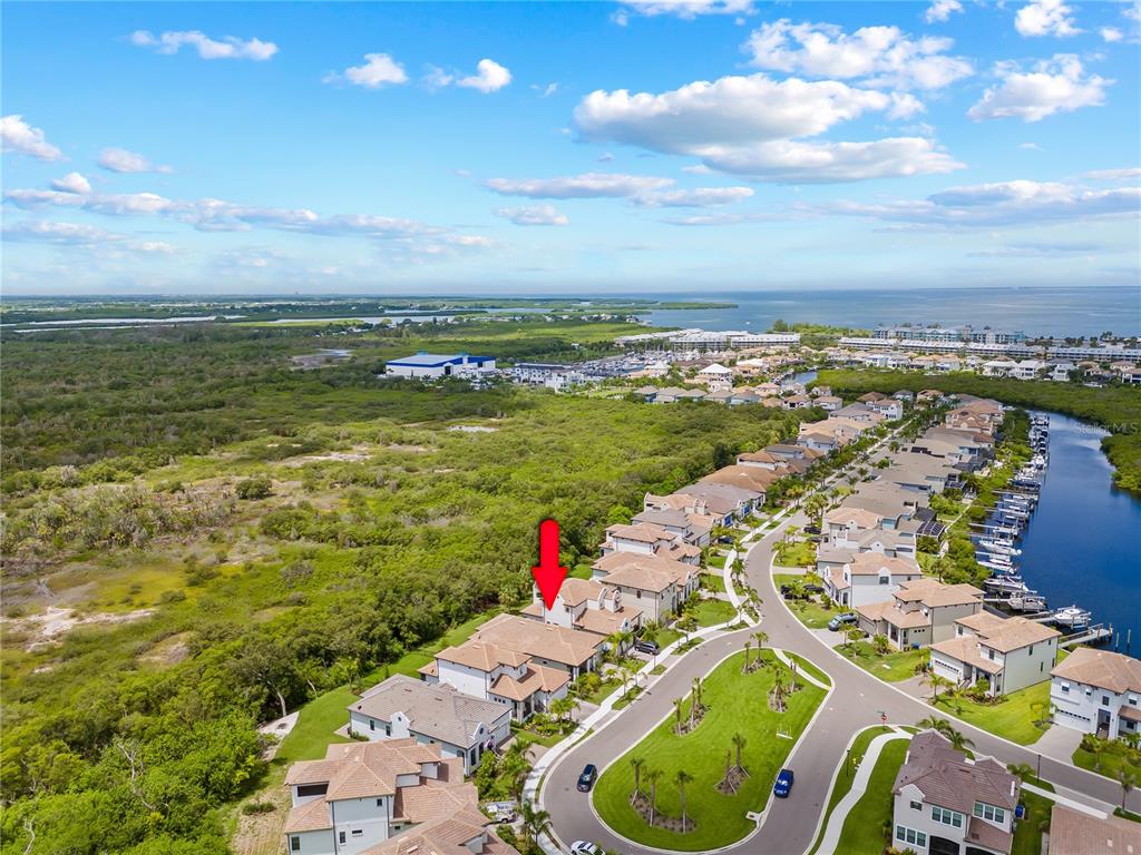 2632 Yellow Sundial Loop Ruskin, FL 33570 - Photo 42 of 52 a view of an ocean and a city