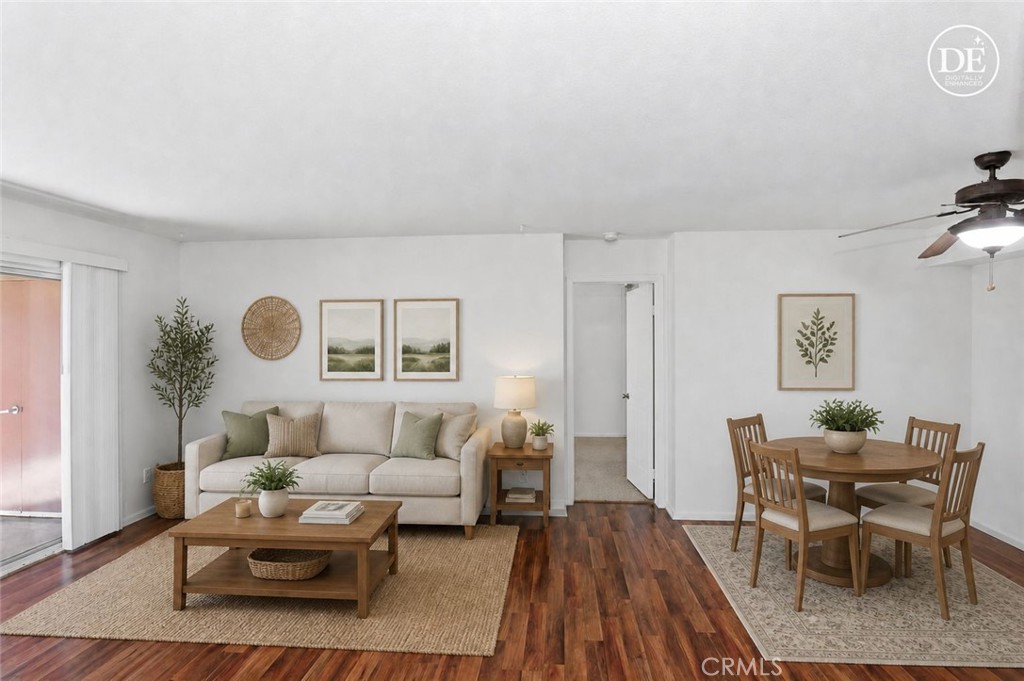 200 East Alessandro Boulevard, Unit 34 Riverside, CA 92508 - Photo 8 of 39 Living & Dining-
Digitally Staged