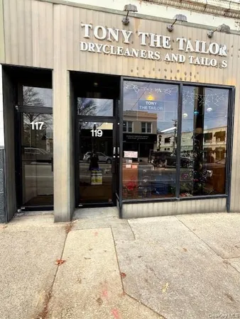 a view of entrance gate of building