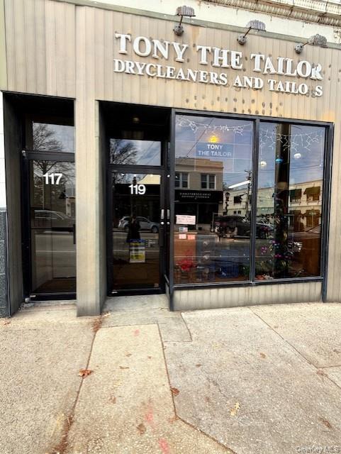 View of exterior entry