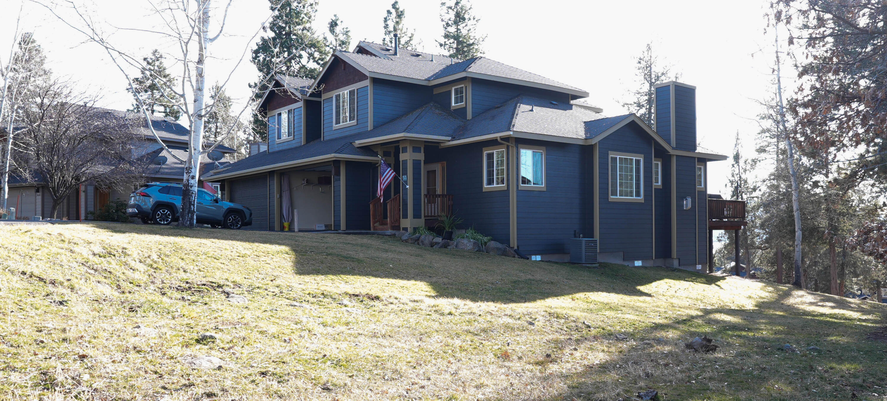 5028 Sora Loop Klamath Falls, OR 97601 - Photo 50 of 62 a view of a house with a yard covered in snow