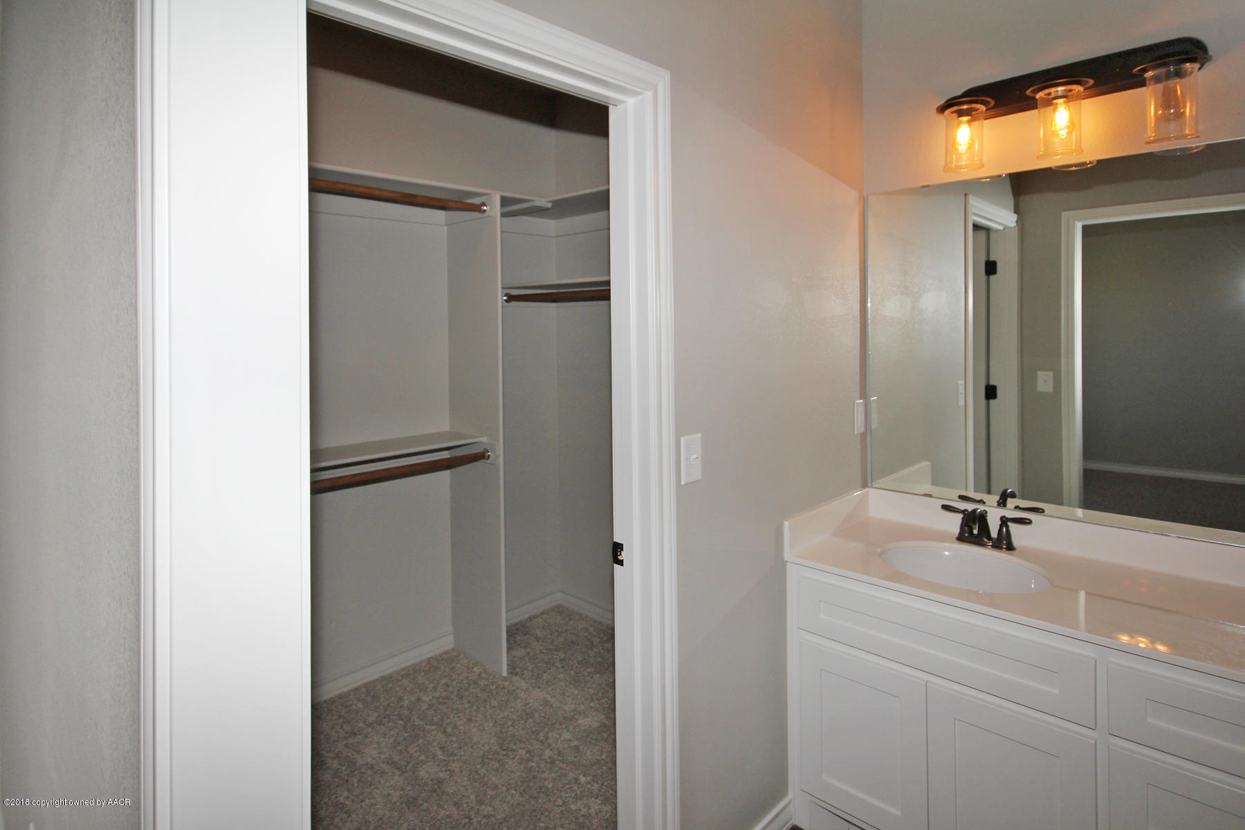 18601 Willow Way Road Bushland, TX 79124 - Photo 21 of 36 2nd Bedroom Vanity & Closet