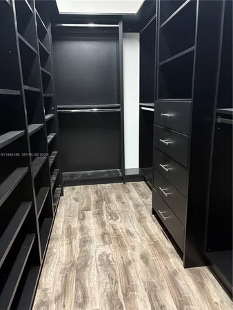 a view of walk in closet