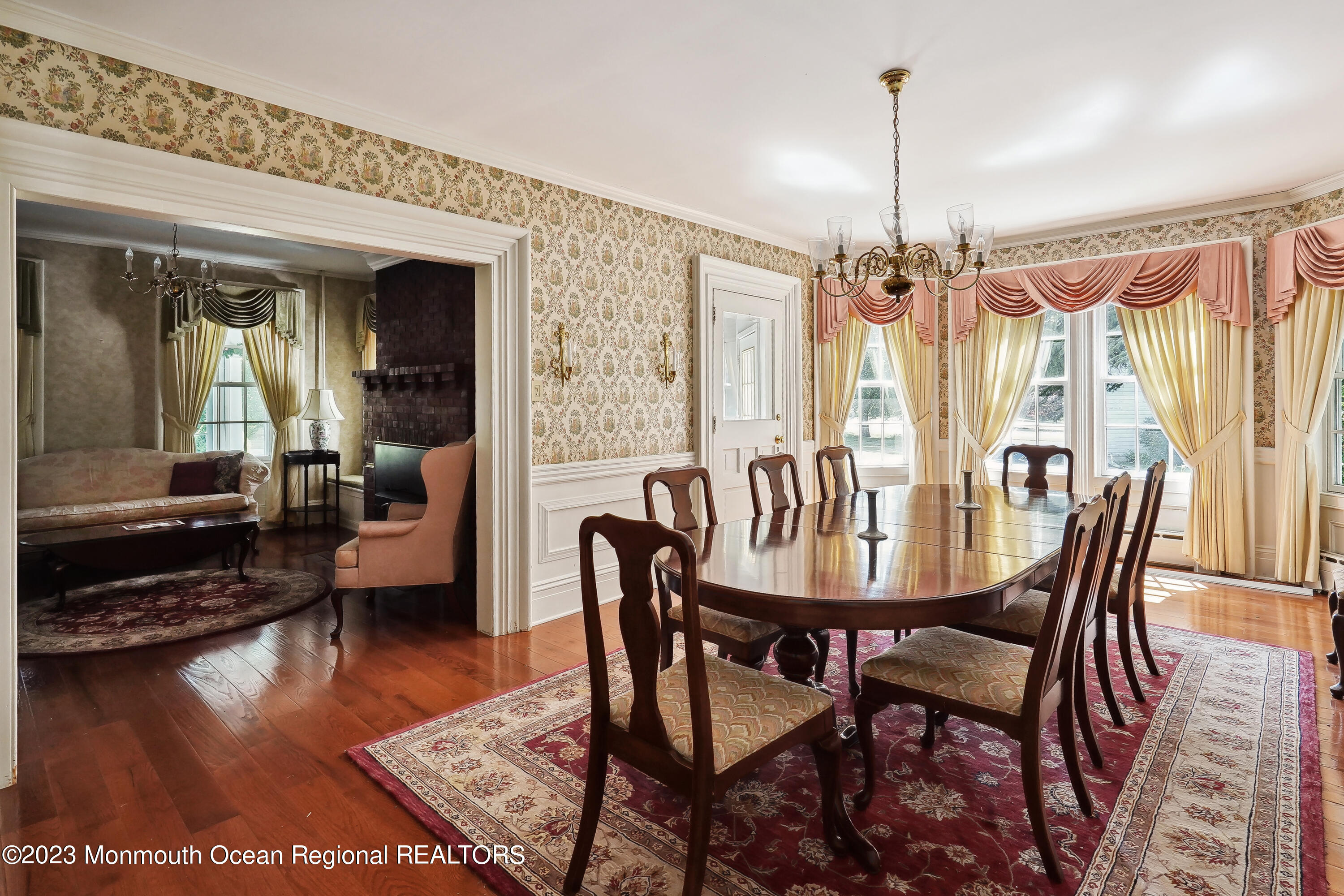 51 Cherry Tree Farm Road Middletown, NJ 07748 - Photo 28 of 62 a view of a dining room with furniture window and wooden floor