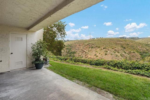 a view of a pathway with a yard