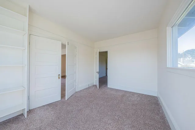 a view of a bathroom with a bathroom