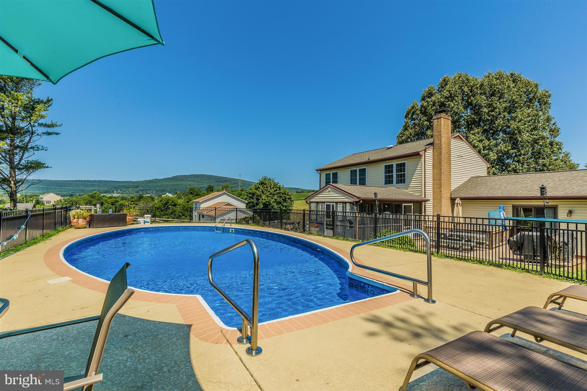 2511 Bidle Road Middletown, MD 21769 - Photo 3 of 29 Maintenance free pool deck w/ iron fencing .