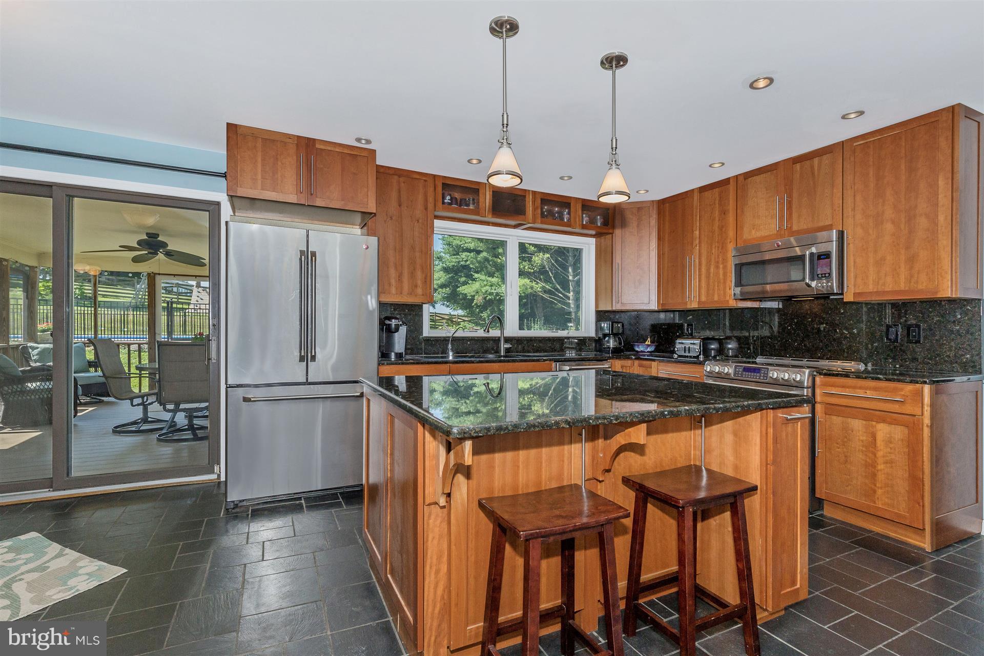 2511 Bidle Road Middletown, MD 21769 - Photo 4 of 29 Remodeled kitchen w/ slate floor, granite counters
