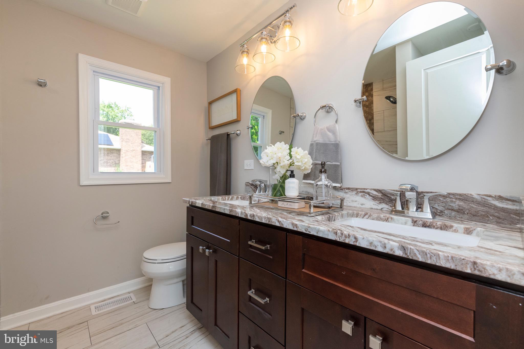 524 Patapsco Avenue Rosedale, MD 21237 - Photo 20 of 46 Double vanities with custom marble counters!
