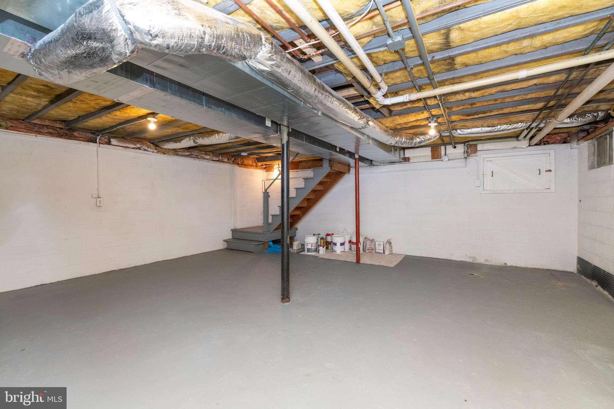 524 Patapsco Avenue Rosedale, MD 21237 - Photo 45 of 46 Completely open & unfinished basement!