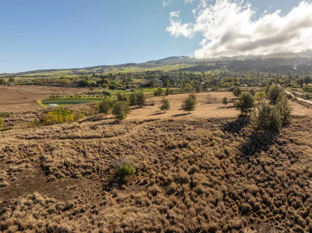 a view of a lake with houses