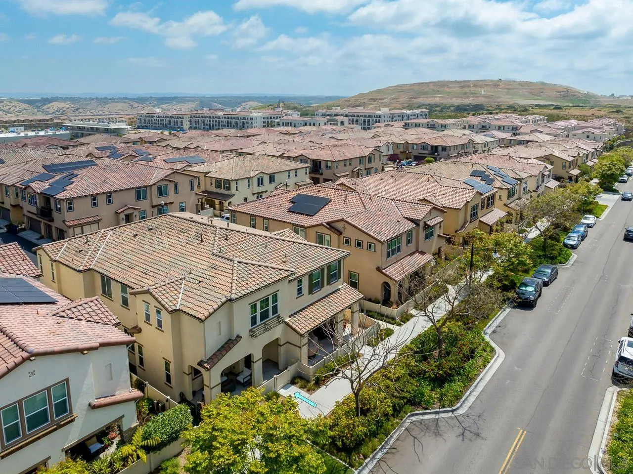 1290 Santa Victoria Road, Unit 2 Chula Vista, CA 91913 - Photo 34 of 41 an aerial view of a building with an outdoor space