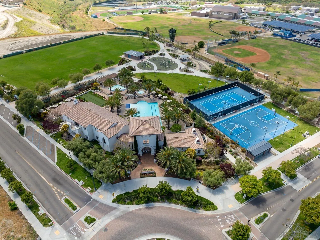 1290 Santa Victoria Road, Unit 2 Chula Vista, CA 91913 - Photo 36 of 41 an aerial view of a house with a garden
