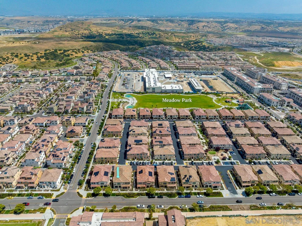 1290 Santa Victoria Road, Unit 2 Chula Vista, CA 91913 - Photo 41 of 41 an aerial view of residential building with outdoor space