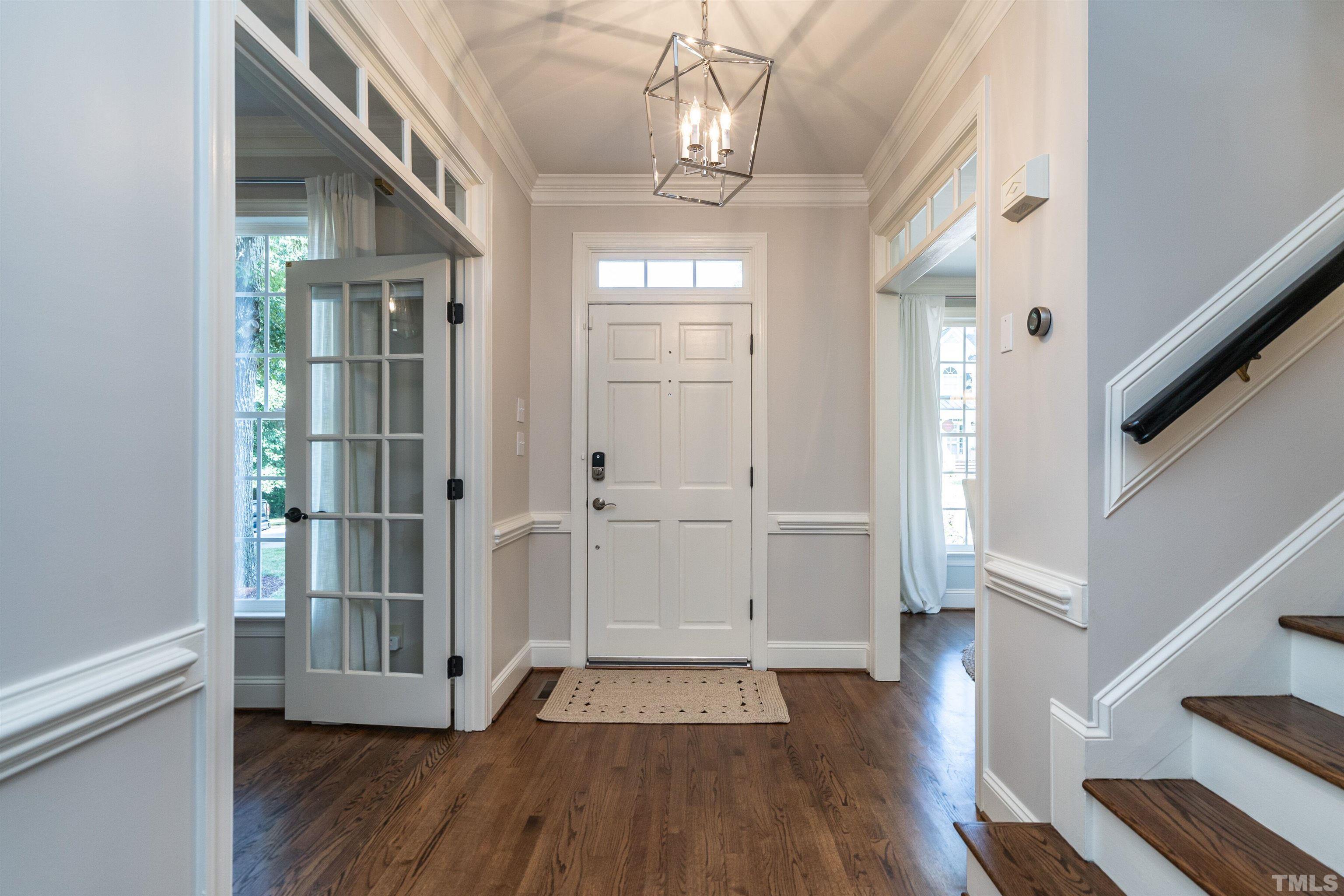 3016 Stone Gap Court Raleigh, NC 27612 - Photo 4 of 37 a view of gallery with wooden floor
