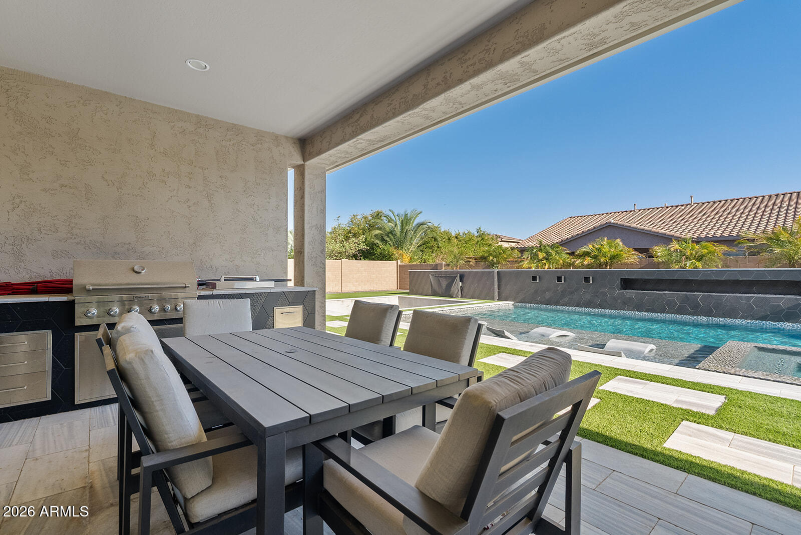 19411 East Timberline Road Queen Creek, AZ 85142 - Photo 38 of 44 a view of an outdoor space with lounge chair