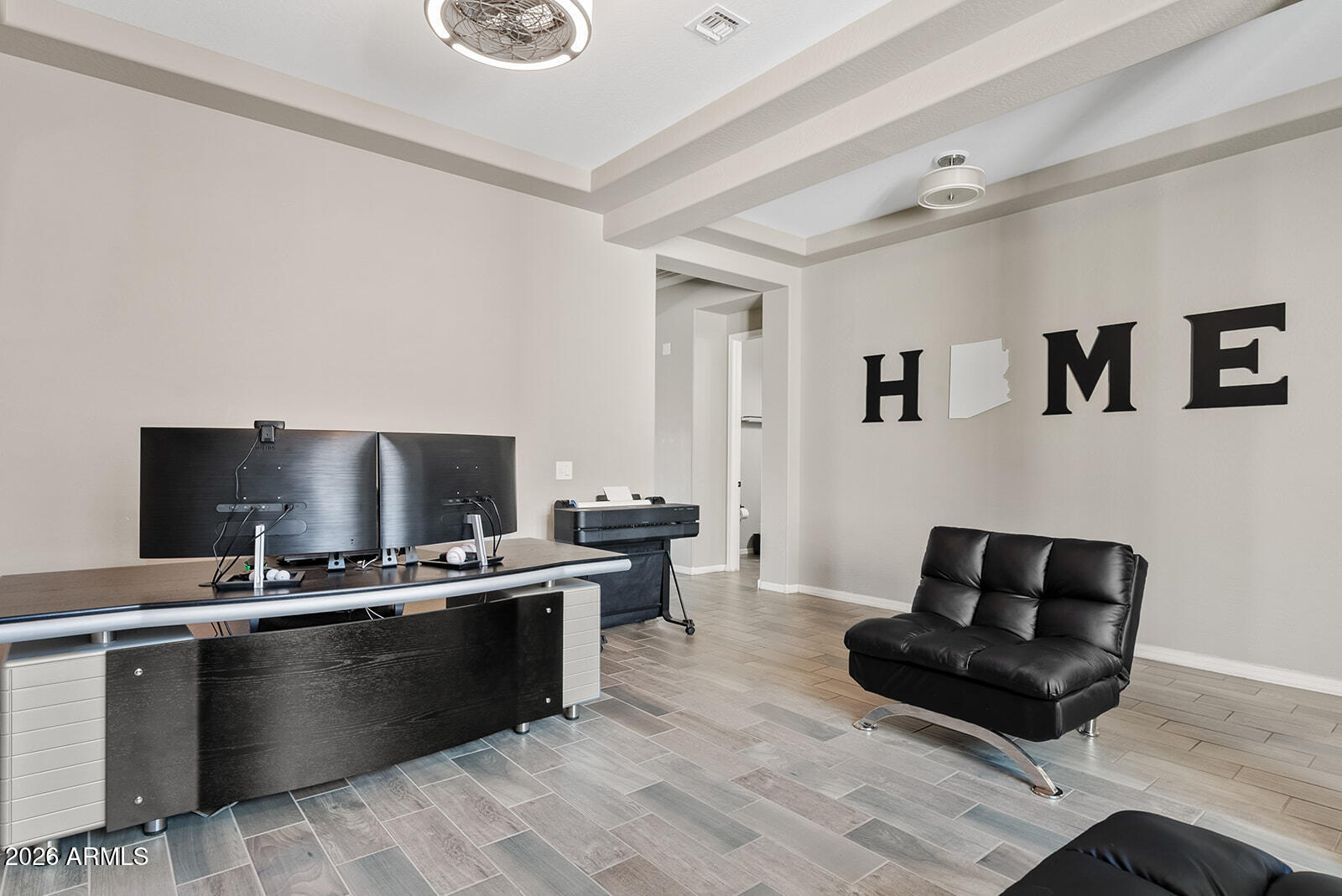 19411 East Timberline Road Queen Creek, AZ 85142 - Photo 6 of 44 a living room with furniture and a flat screen tv