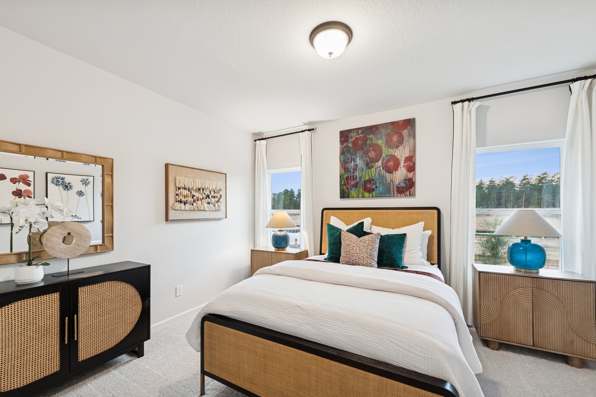 9726 Enclave Ridge Road Willis, TX 77318 - Photo 17 of 25 a bedroom with a bed and window