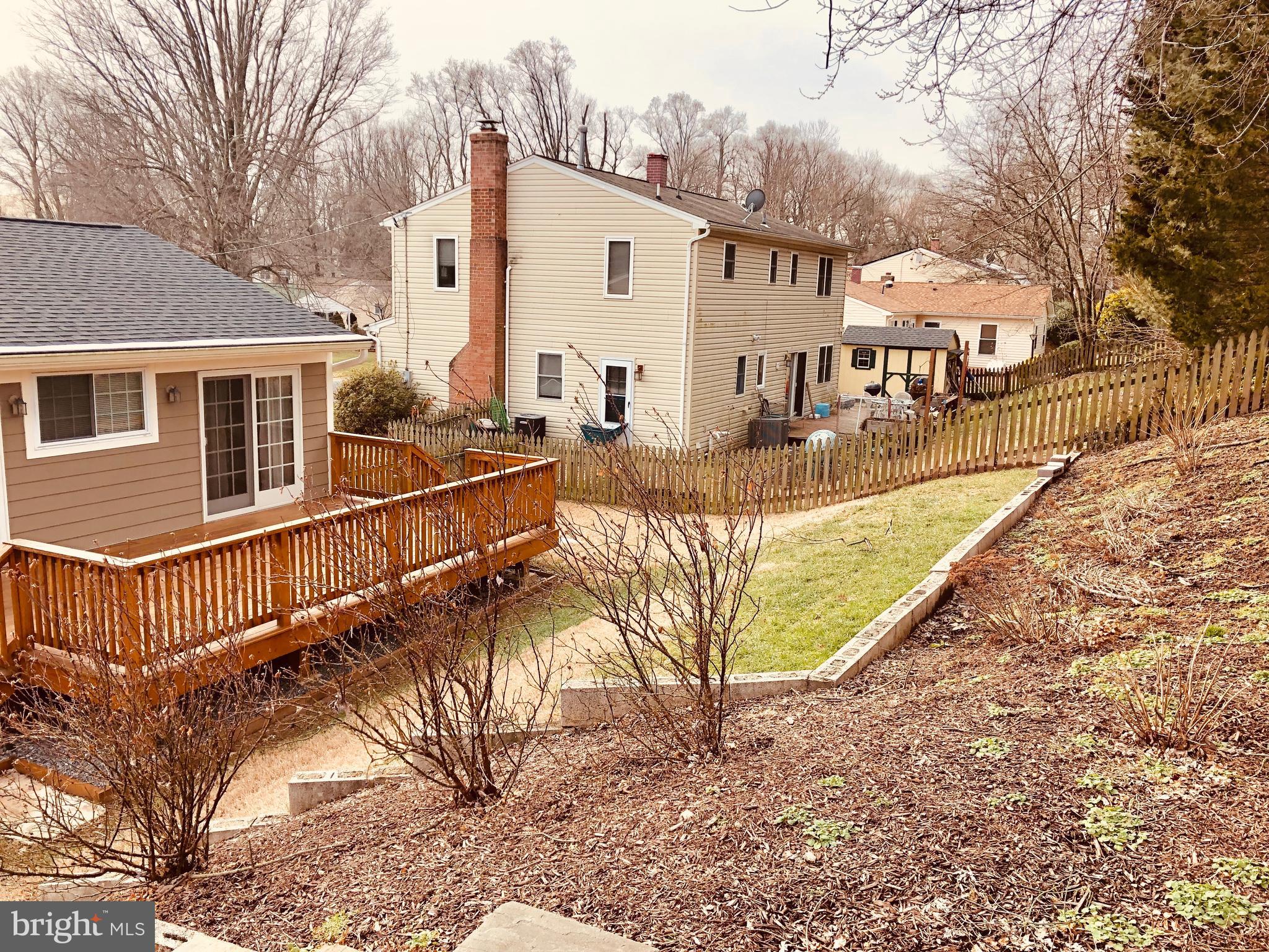 1324 Gresham Road Silver Spring, MD 20904 - Photo 34 of 36 Backyard view house